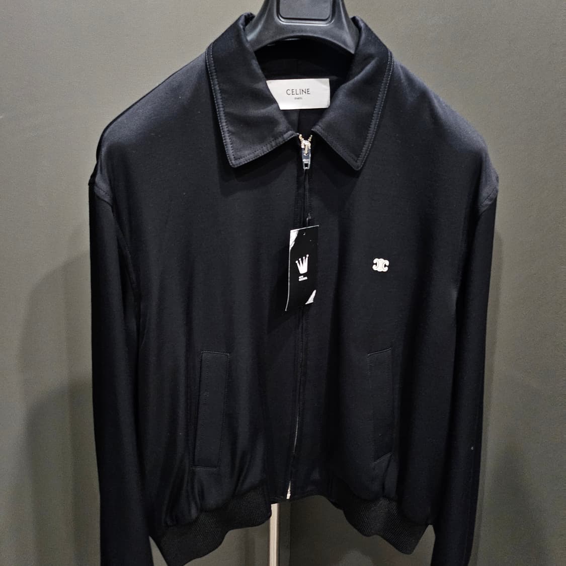 셀린느 스몰로고 레이온 트윌 트리오페 자켓 상품이미지3