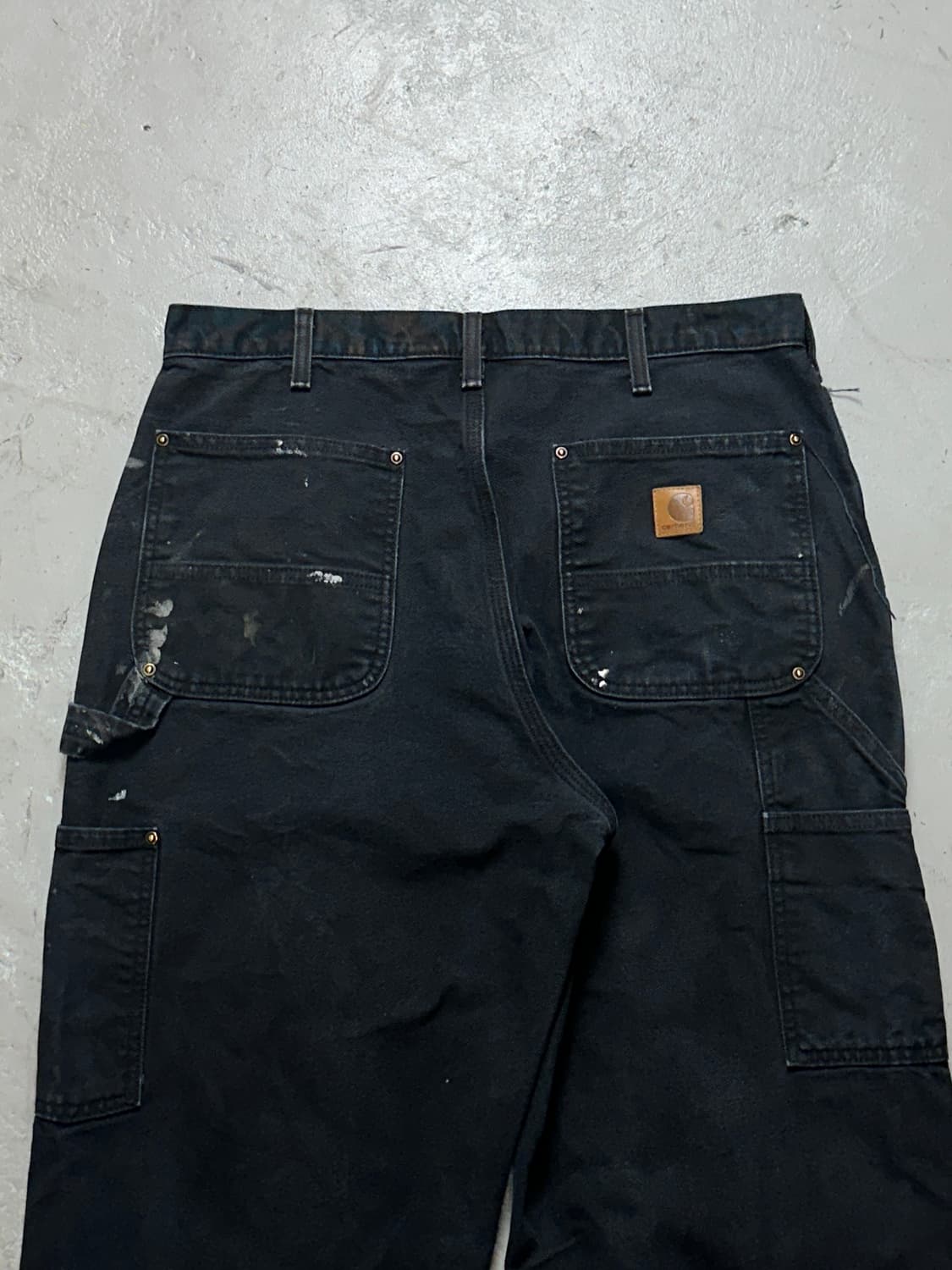 OG 칼하트 B136 더블니 블랙 칼하트 썩블니 워크팬츠 상품이미지6