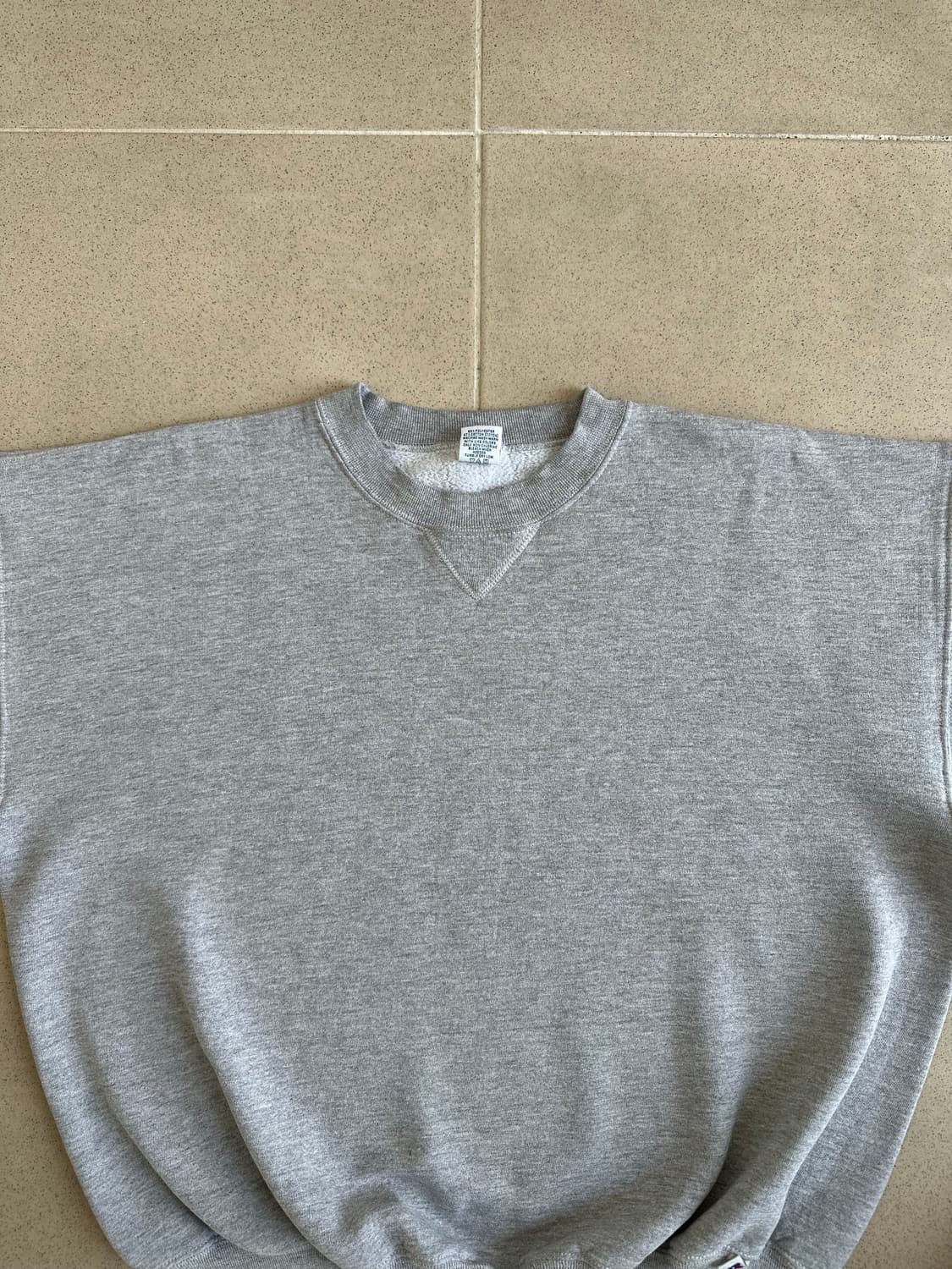 90s 빈티지 러셀 스웻셔츠 그레이 XXL USA 상품이미지4