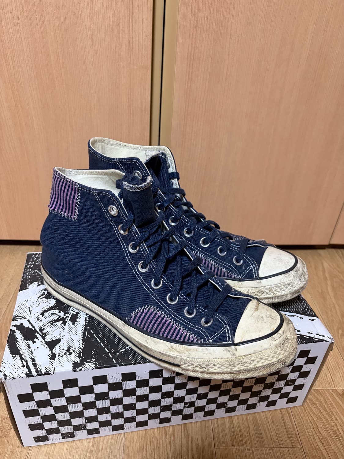 (270) 빈티지 컨버스 네이비 상품이미지2