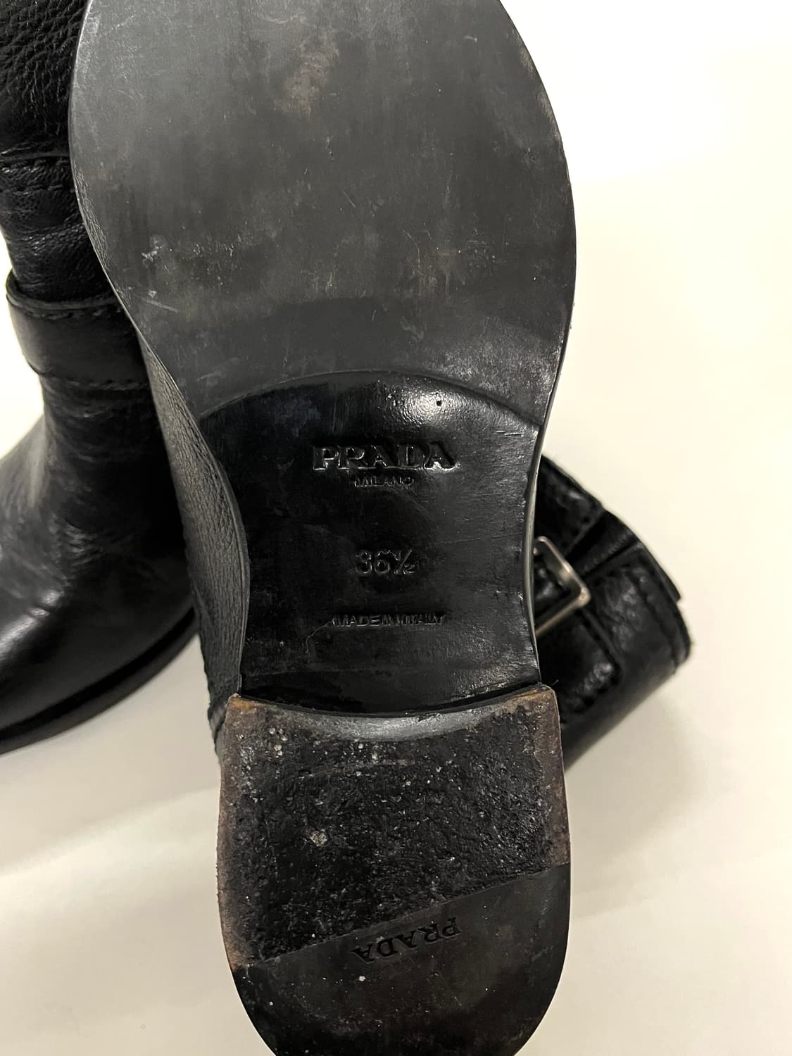 프라다 레더 엔지니어드 부츠 상품이미지9