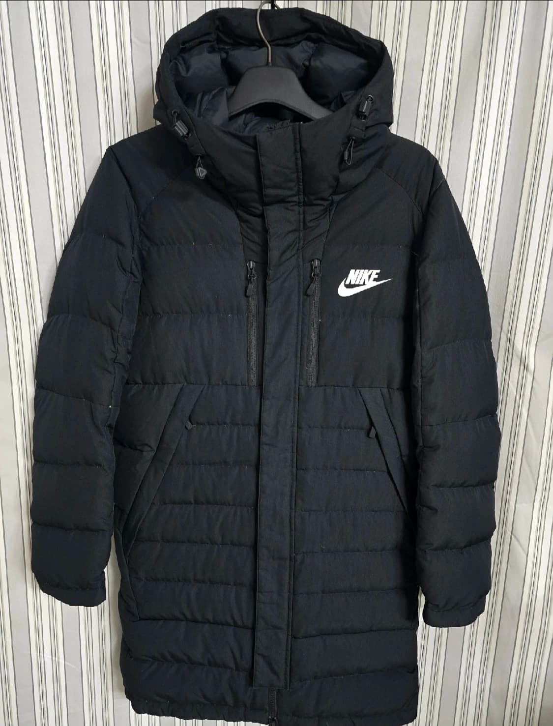 (90) 나이키 남성 다운 후드파카 롱패딩807394-011 상품이미지1