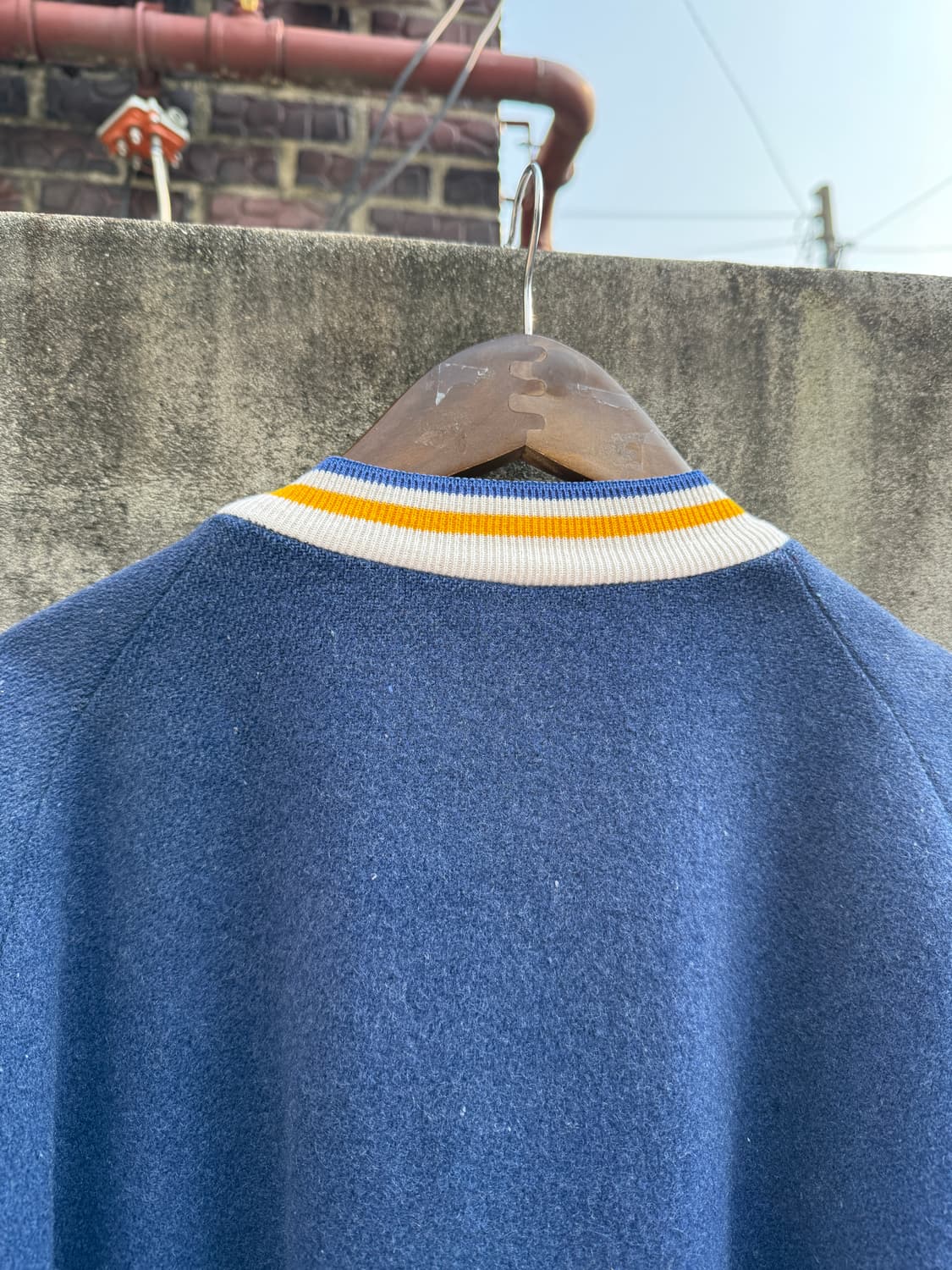 60s 빈티지 울 바시티 자켓 XL 상품이미지8