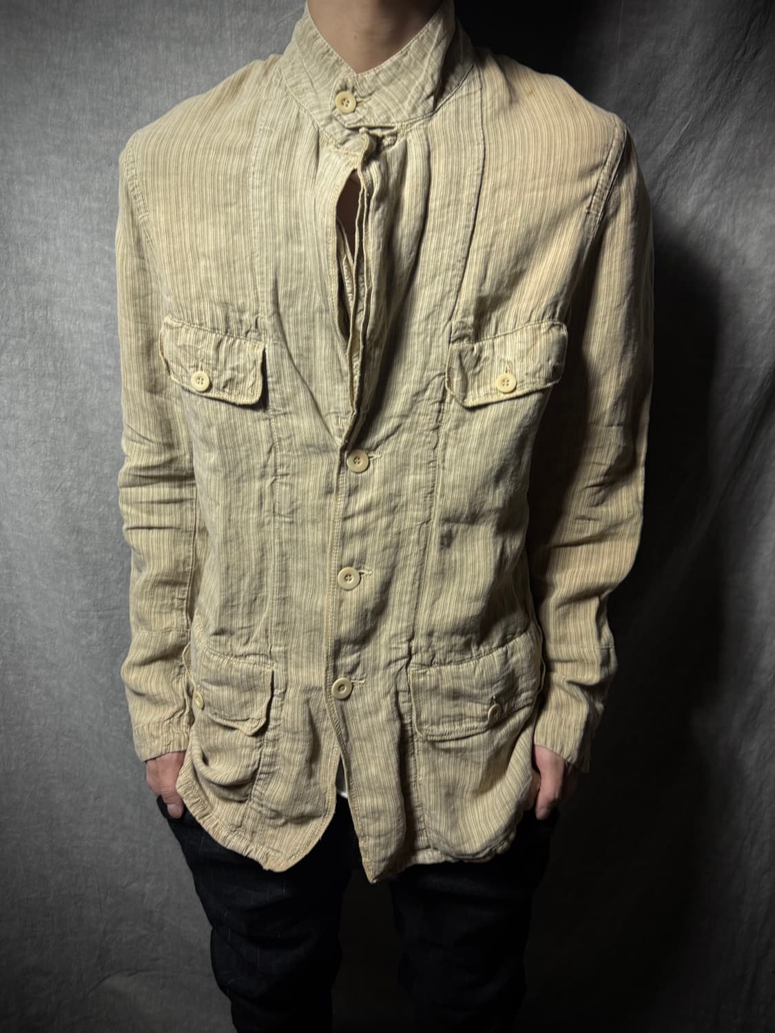 Transit Uomo Garment-Dyed Utility Jacket 상품이미지2