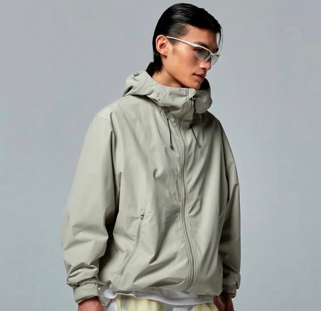 무신사스탠다드 2-Layer 바람막이 카키그레이 자켓 무탠다드 상품이미지1