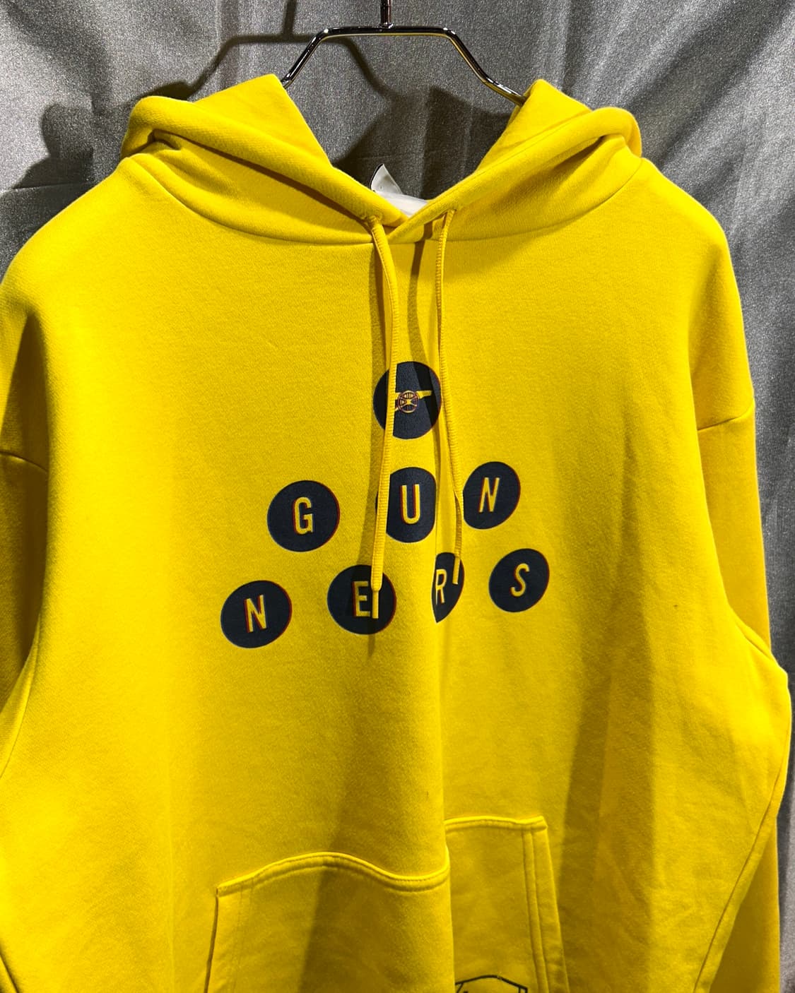L 나이키 아스날 거너스 그래픽 옐로우 기모 후드티  상품이미지4