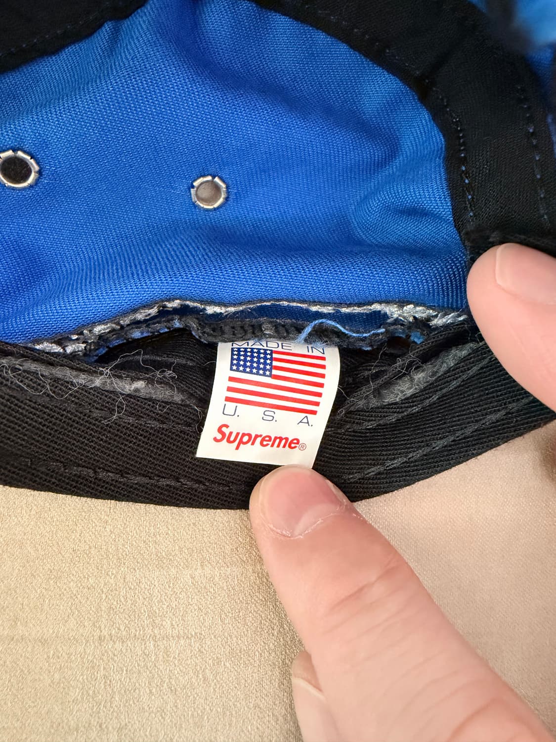 SUPREME 18FW Piping Camp Cap 상품이미지6