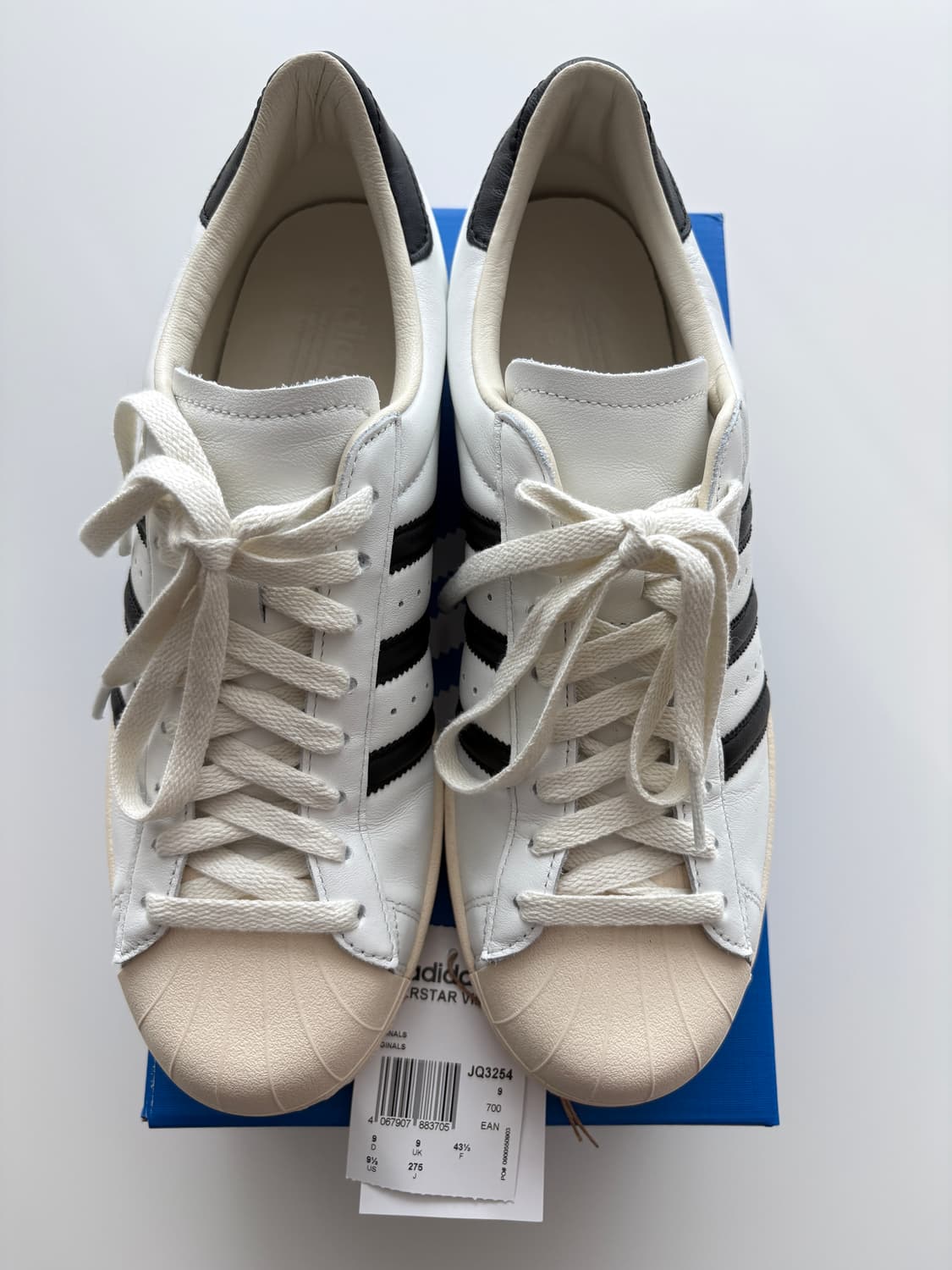 아디다스 슈퍼스타 빈티지 코어 화이트 코어 블랙 275 상품이미지3