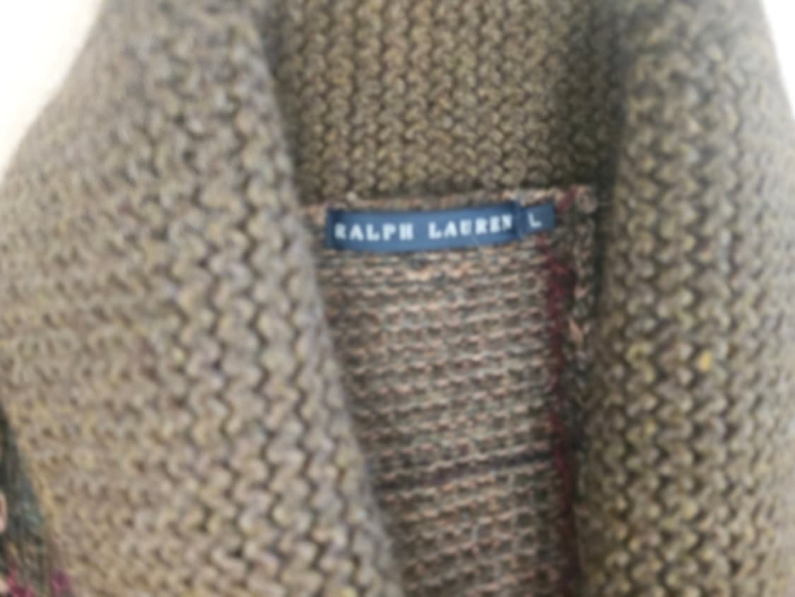 제펜 빈티지 랄프로렌 패치 니트가디건 상품이미지4
