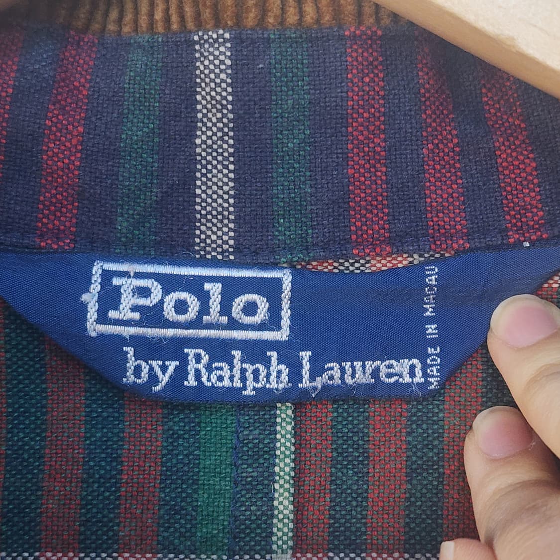 폴로 랄프로렌 체크 코듀로이 자켓 상품이미지3