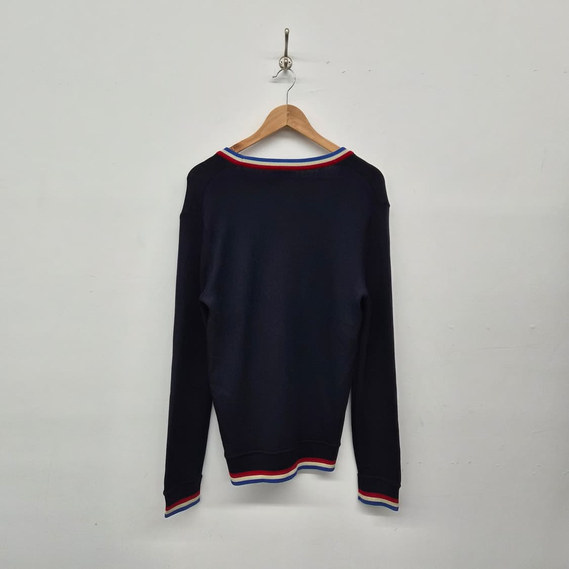 라코스테 네이비 가디건 트리밍 포인트 남성 XL 상품이미지6