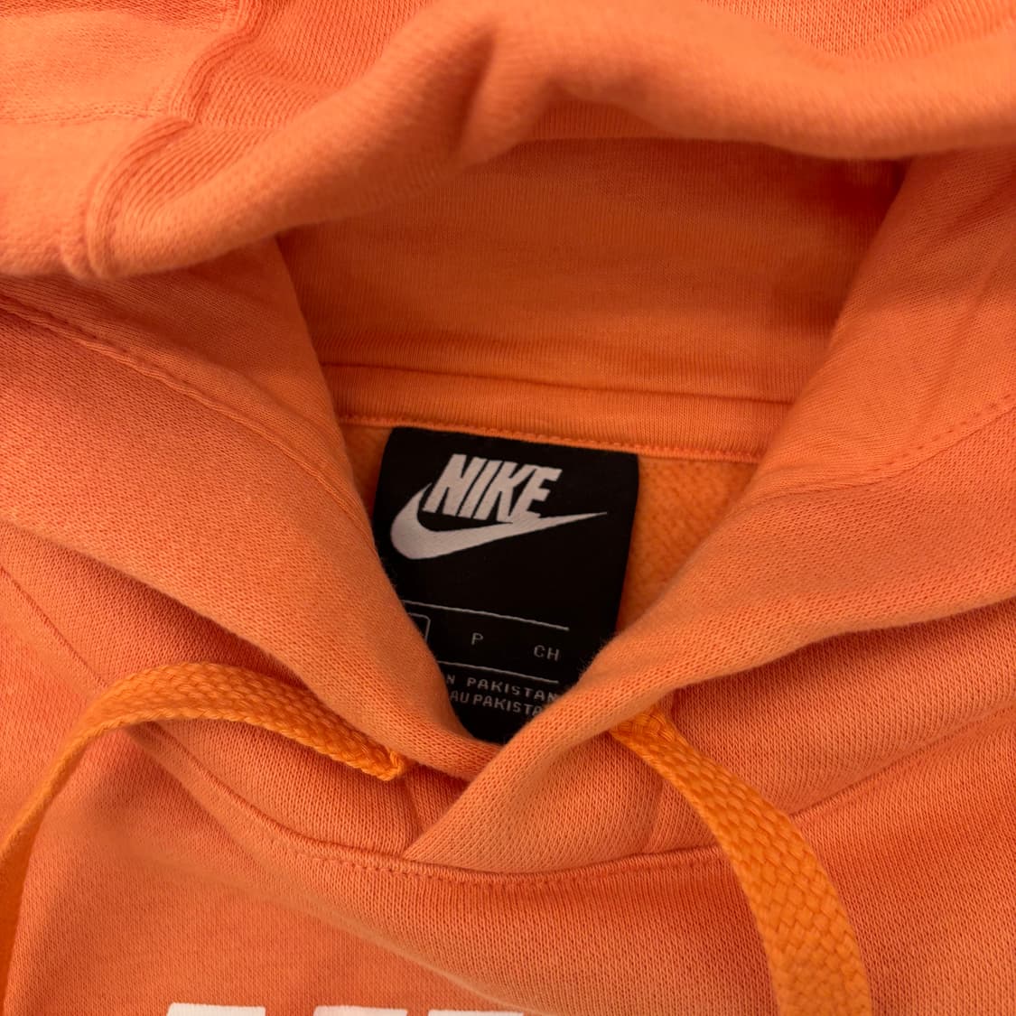 나이키 빅로고 오렌지 후드티 상품이미지3