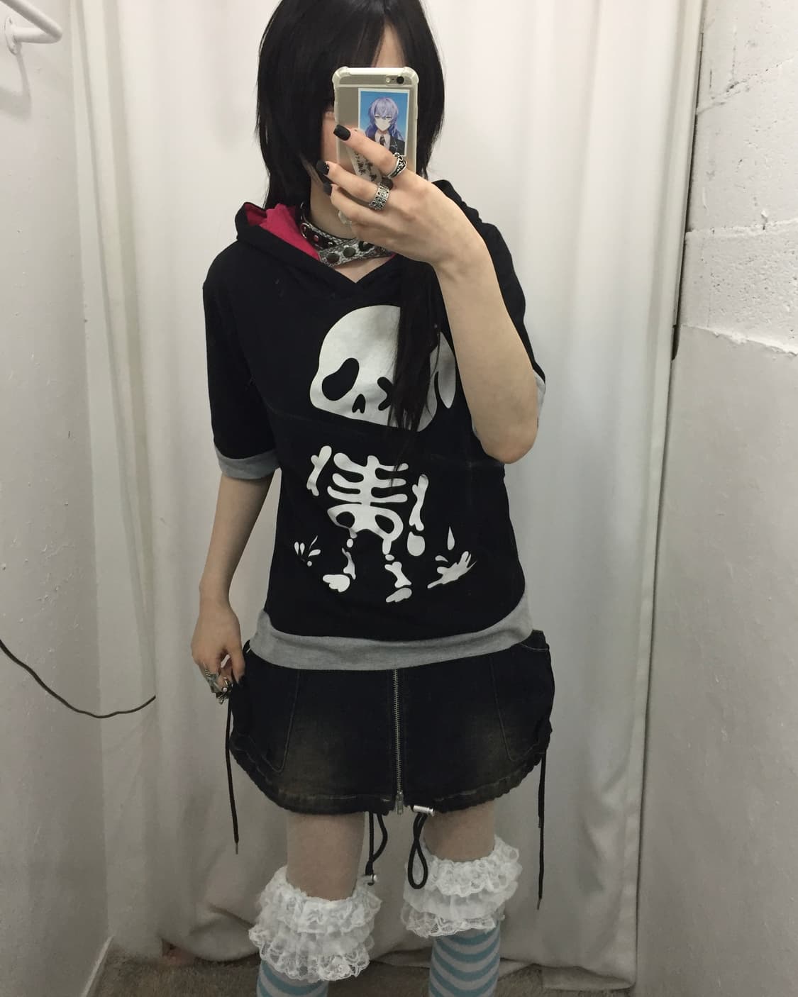 아카 해골 코디 🖤 상품이미지1