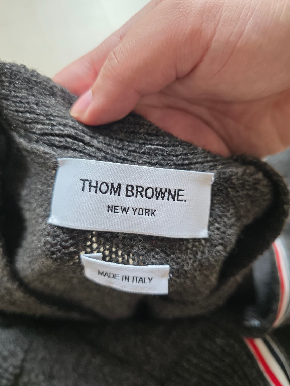 [3,새상품급]톰브라운 셰틀랜드 가디건 3버튼 상품이미지7