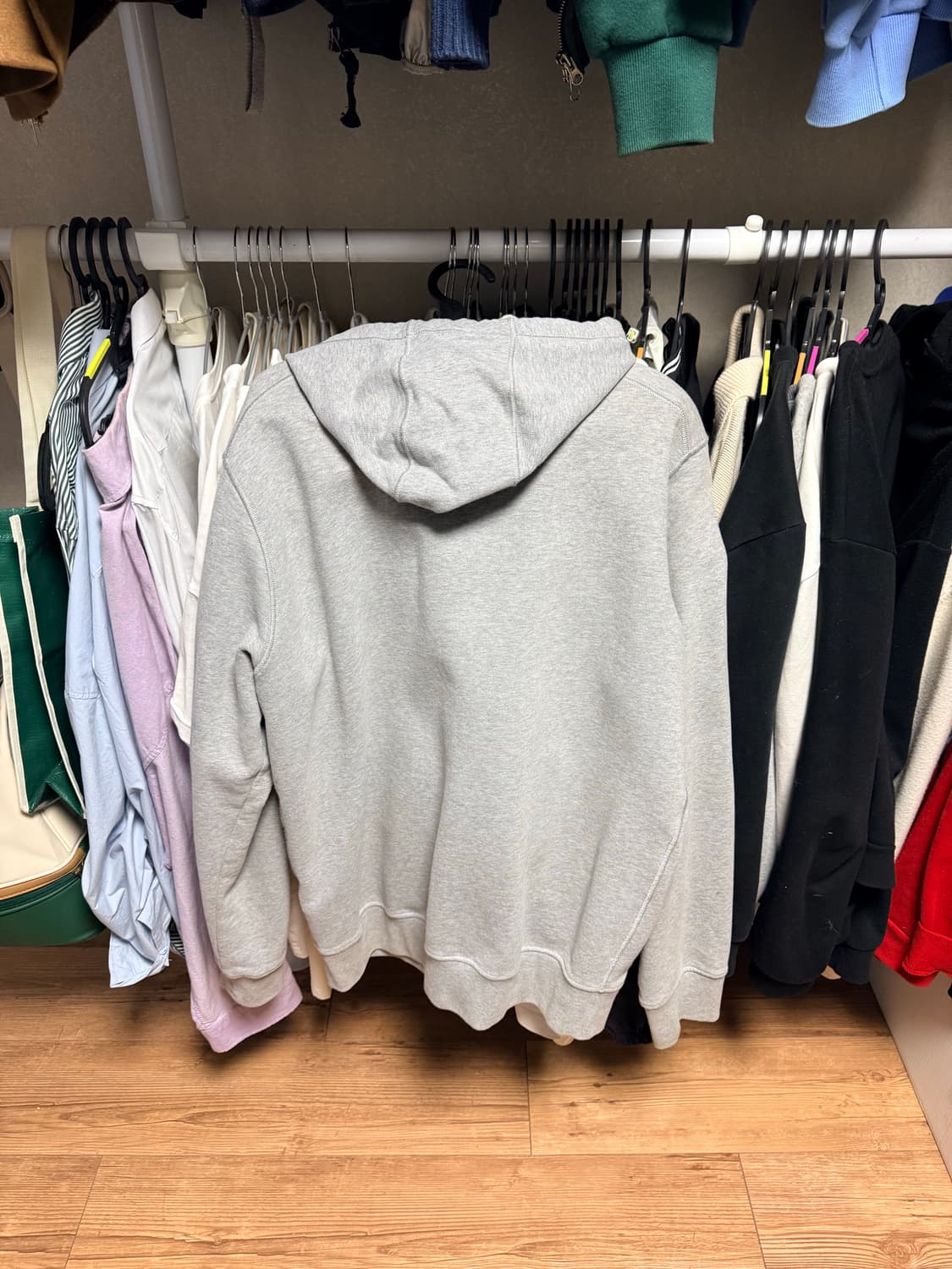 스톤아일랜드 후드집업 멜란지 그레이 XL 상품이미지2