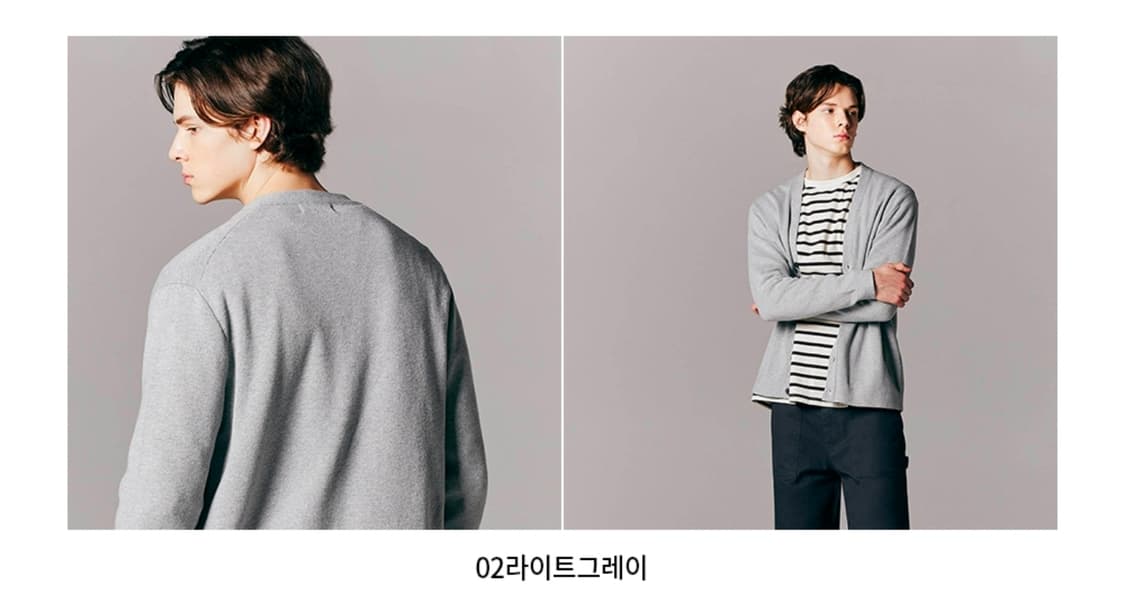 지오다노 하프밀란 브이넥 가디건(12GG) 상품이미지3