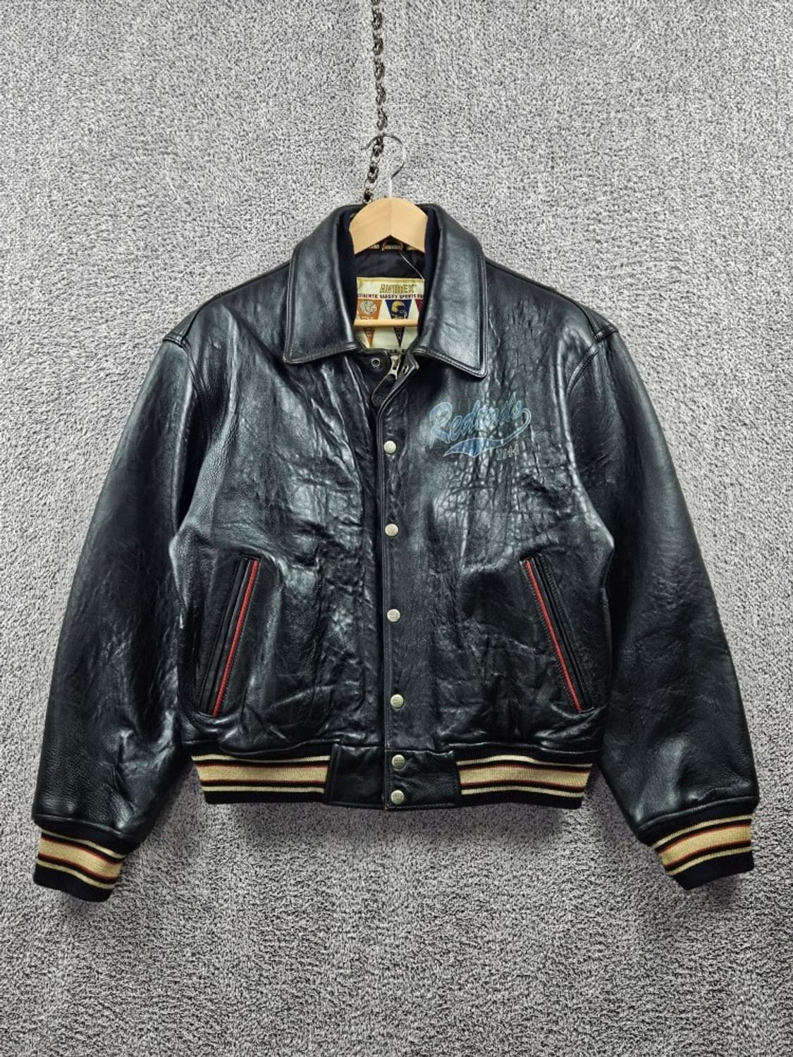 90's 아비렉스 터스키기 레드테일즈 가죽 자켓 ( M ) / 10977 상품이미지2