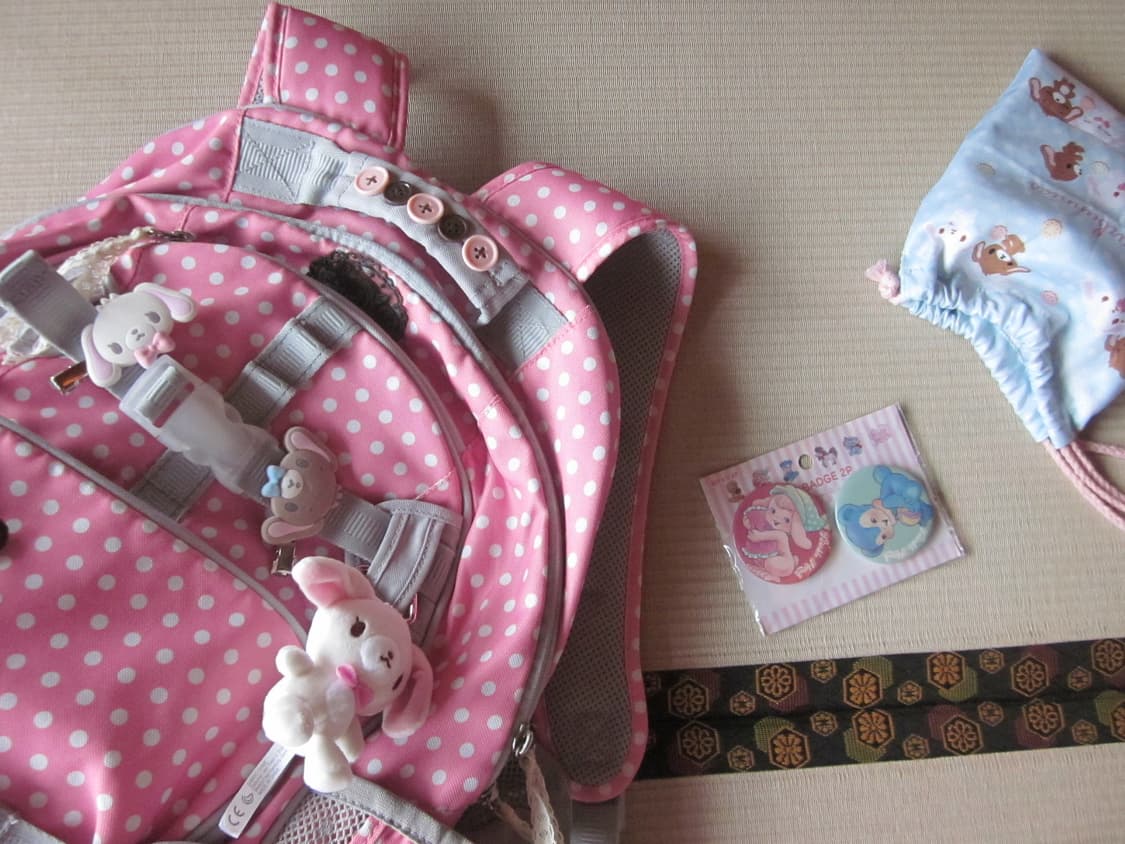 핸드메이드 딸기초코 도트백팩 상품이미지2