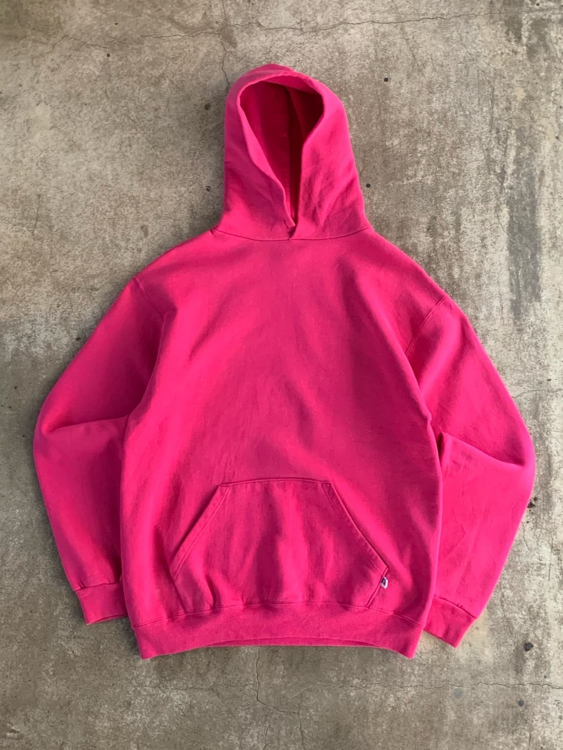 80s 러셀 애슬레틱 튜블러 스웻 후디 마젠타 상품이미지1
