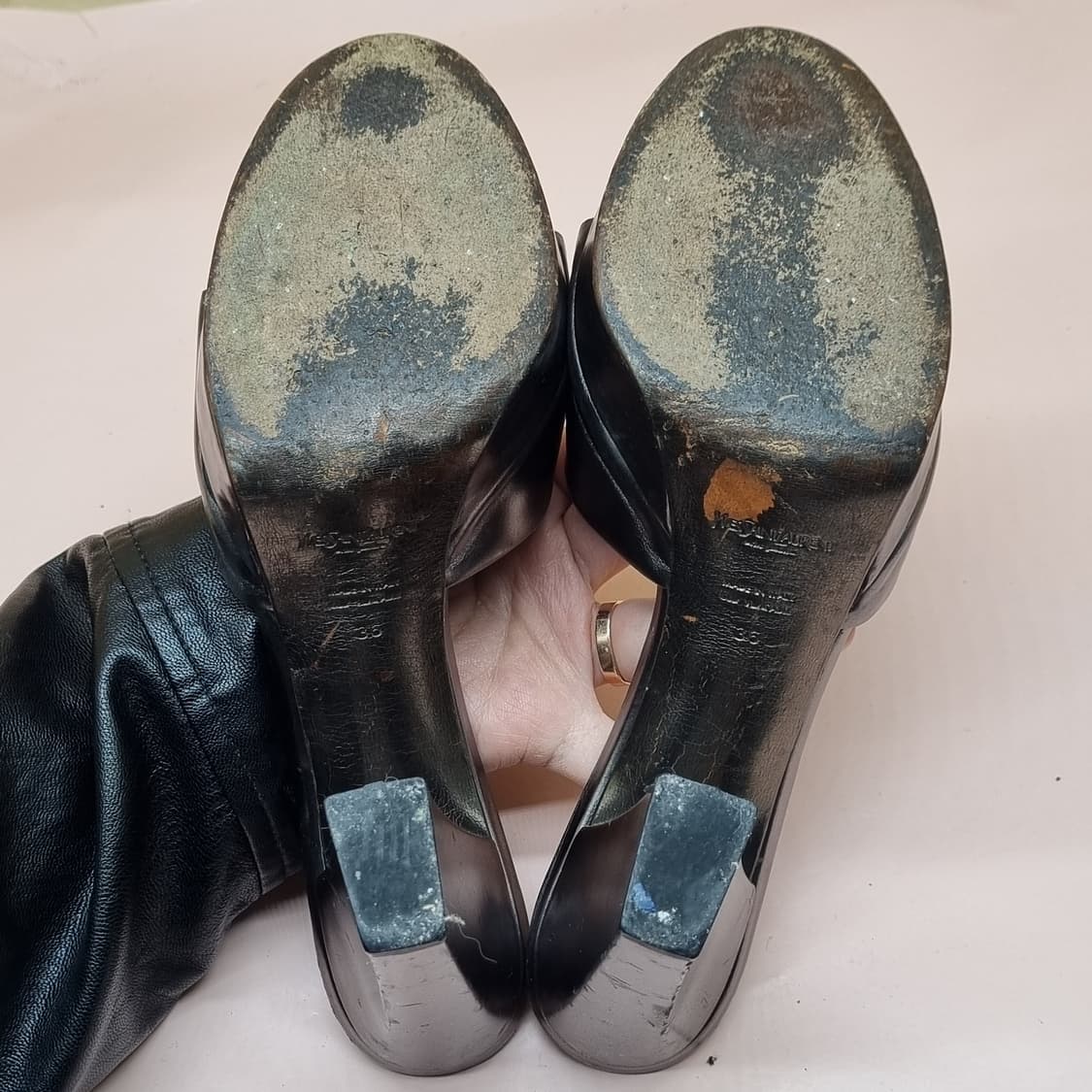 생로랑 플랫폼 여성샌들230 굽10 상품이미지3