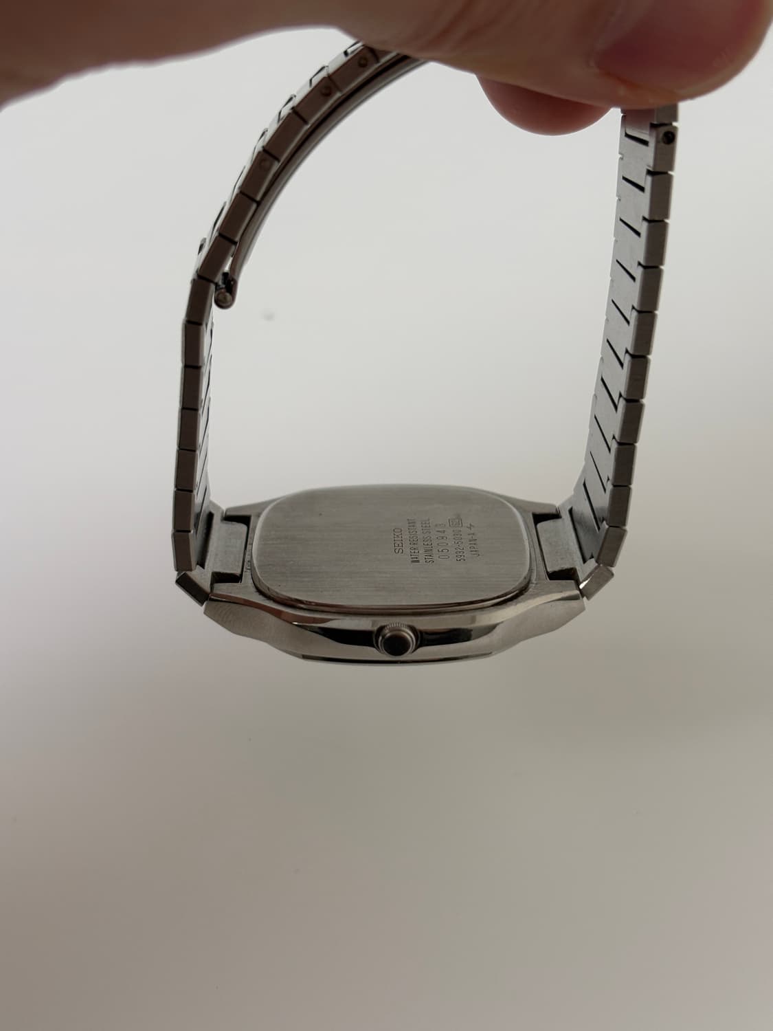 1980s Roman Index Silver Square Quartz 상품이미지8