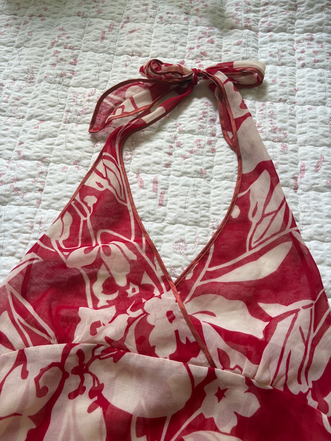 Red halter neck  상품이미지6
