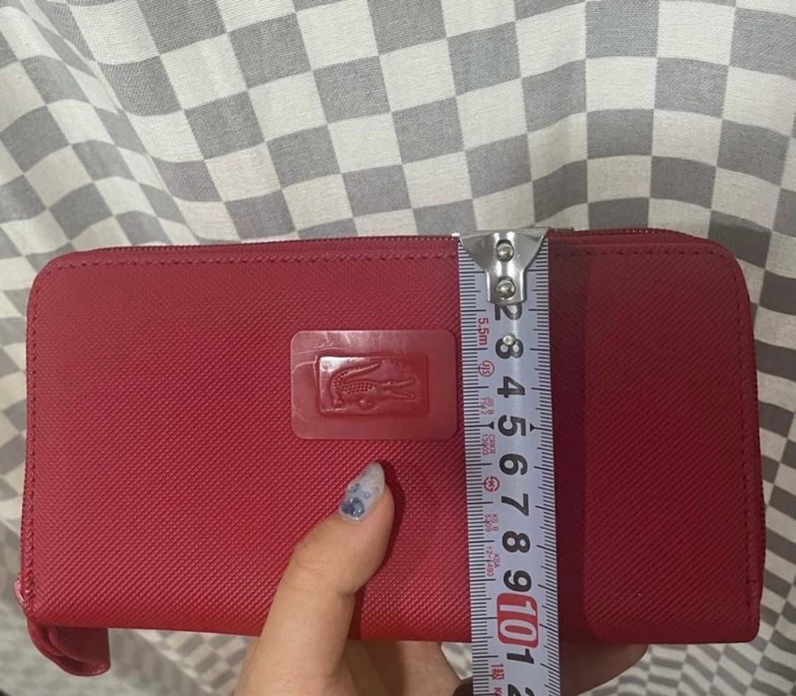 라코스테 장지갑:) 여성장지갑 지퍼지갑 빨간지갑 레드지갑 상품이미지7