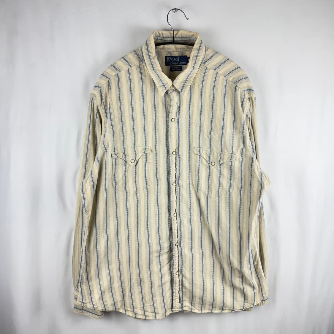 XL) 폴로랄프로렌 90s 스트라이프 웨스턴 셔츠 상품이미지2