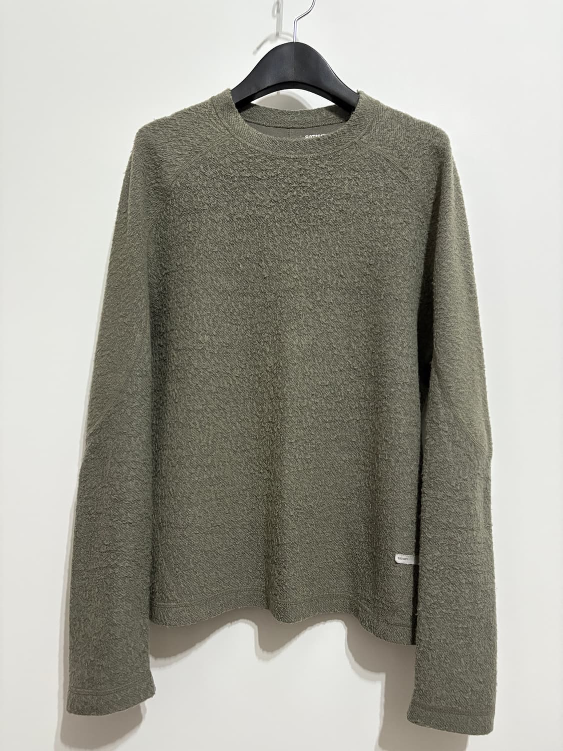 세티스파이 / 퍼즈메리노 롱 티셔츠 베티버 / S 상품이미지1