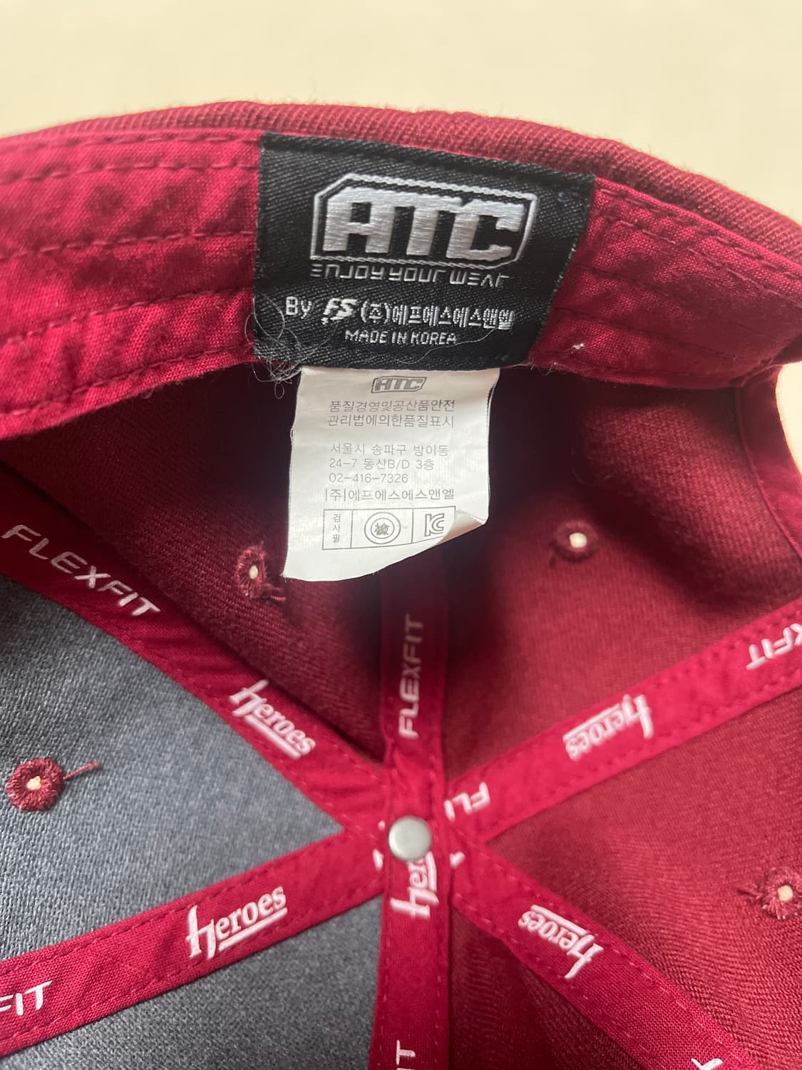 ATC 넥센 히어로즈 볼캡 상품이미지2