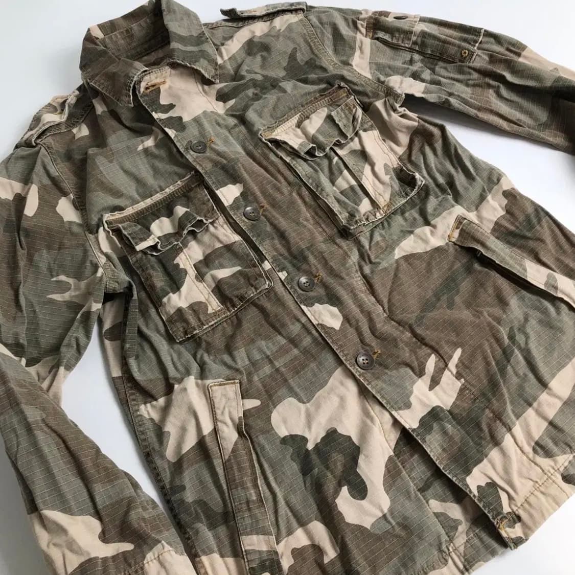 밀리터리 카모 필드자켓 상품이미지3