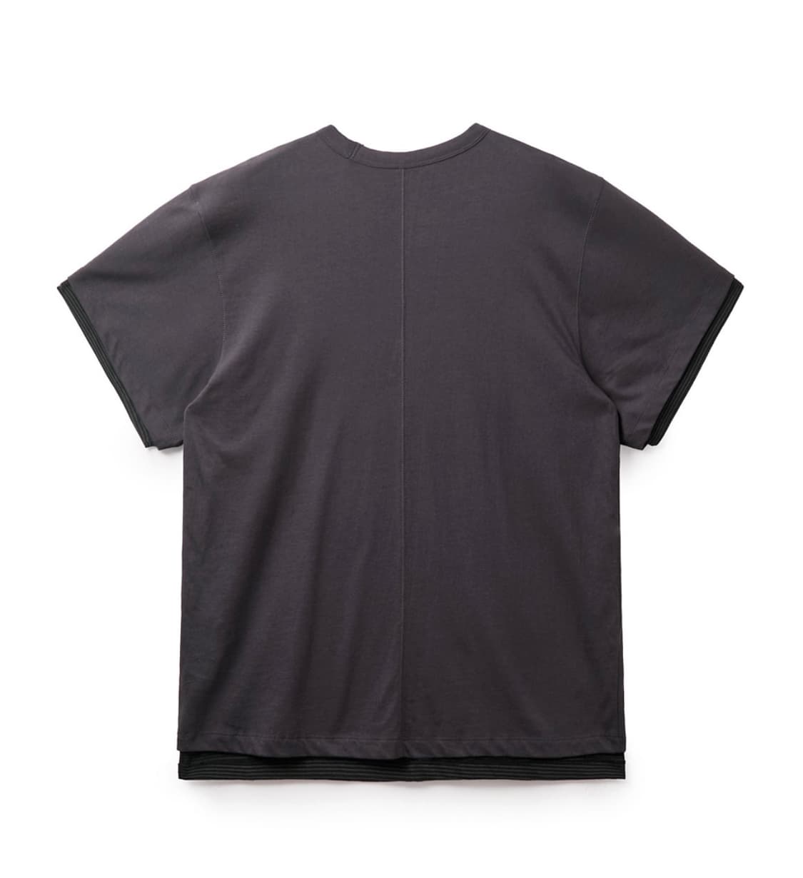 해칭룸 two face tee 1/2 purple charcoal 상품이미지2
