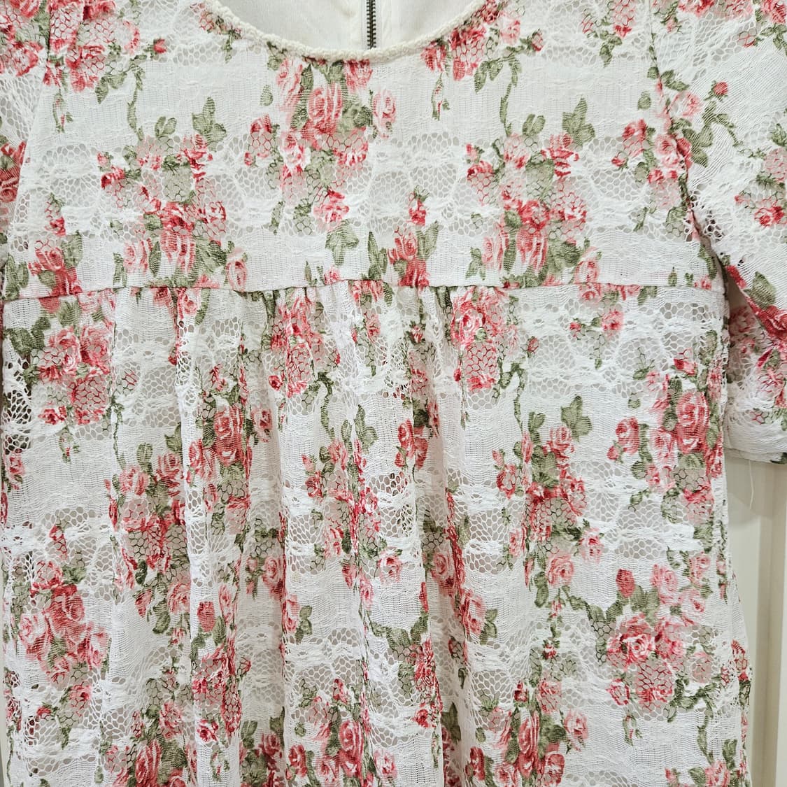 장미 레이스 원피스 상품이미지3