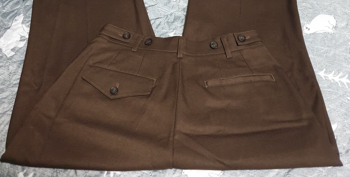 세븐셀라 투턱 사이드 어드저스터 슬랙스 브라운 (S) 상품이미지3