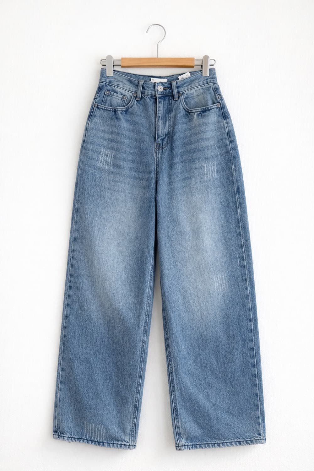 데미지 워시드 데님 팬츠-블루 필루미네이트 상품이미지1