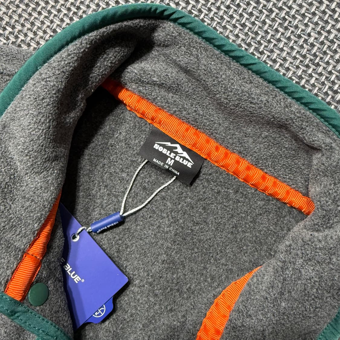 (새상품) 빈티지 아웃도어 플리스 스냅티 상품이미지4