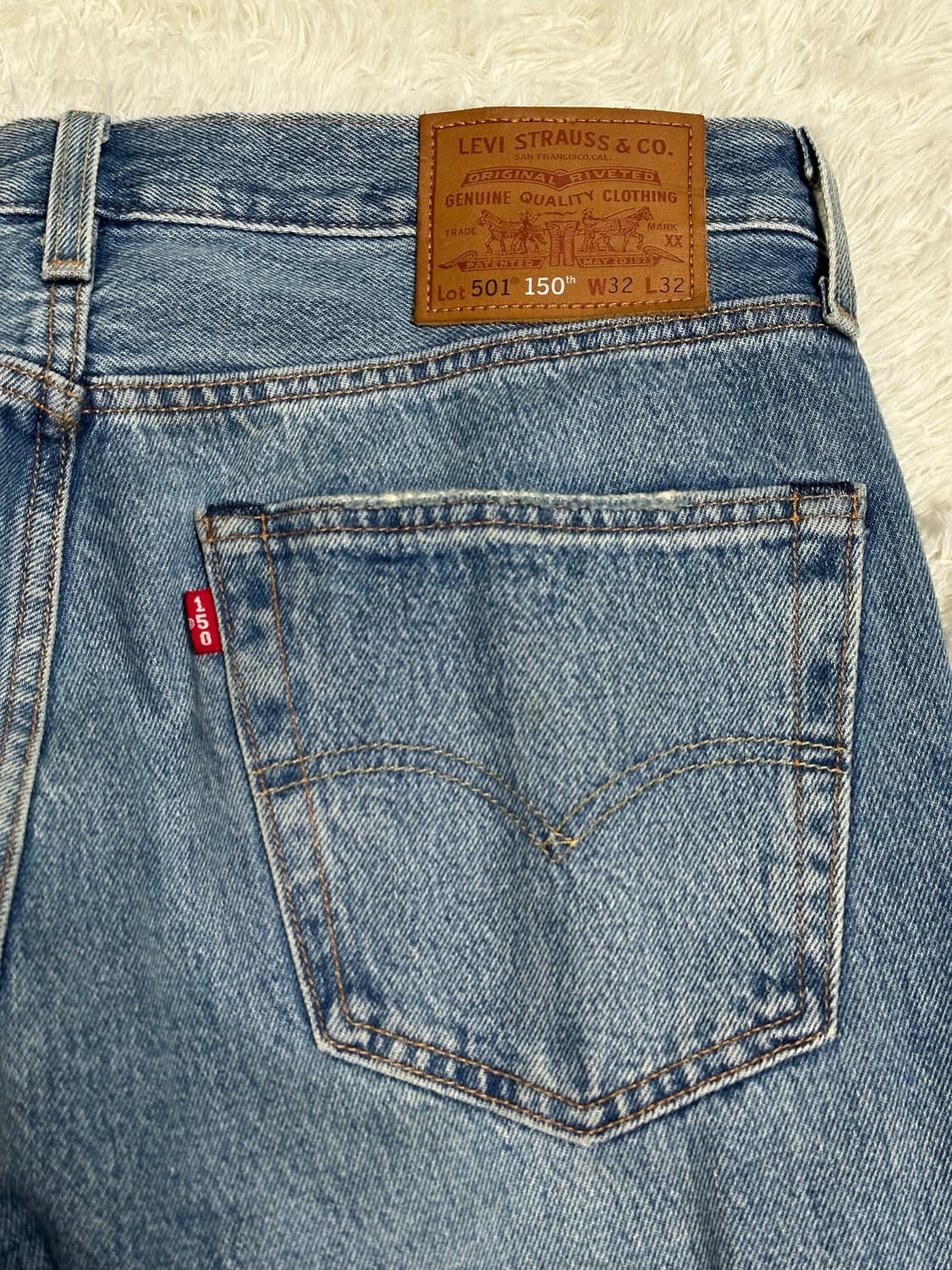 리바이스 501 150주년 데님 W32 L32 상품이미지8
