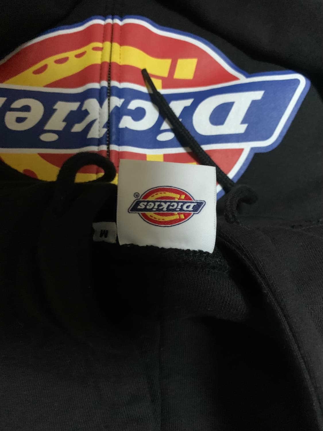 디키즈 로고 블랙 후드집업m사이즈 상품이미지3