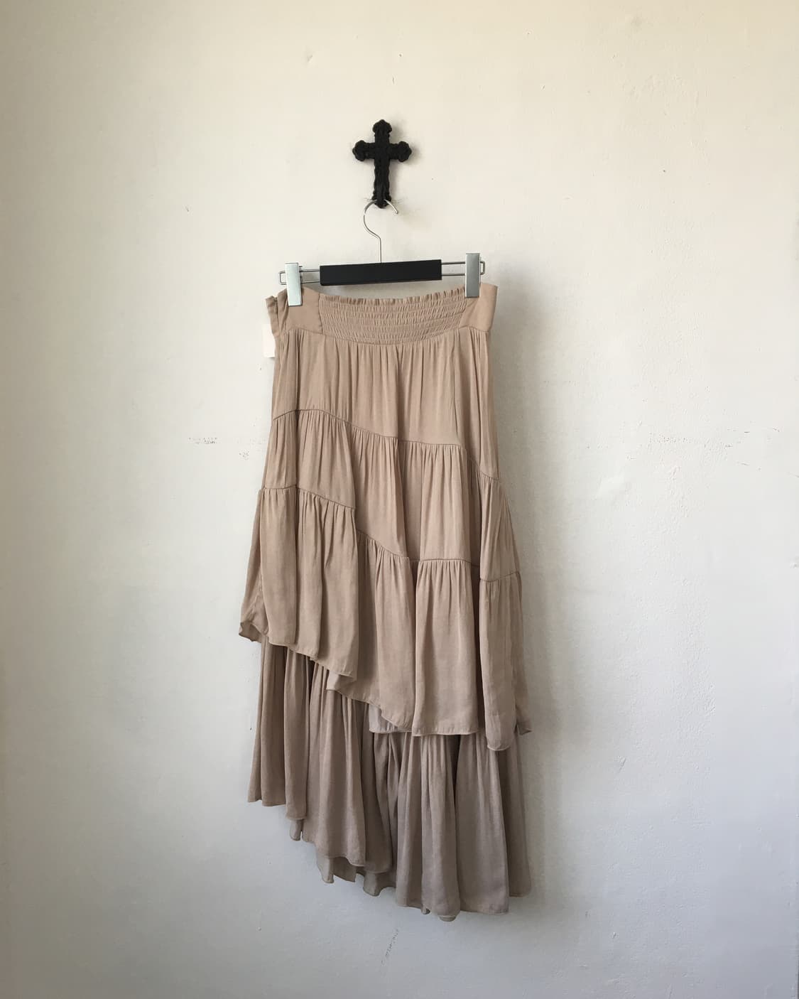 Unbalanced layer long skirt 상품이미지2