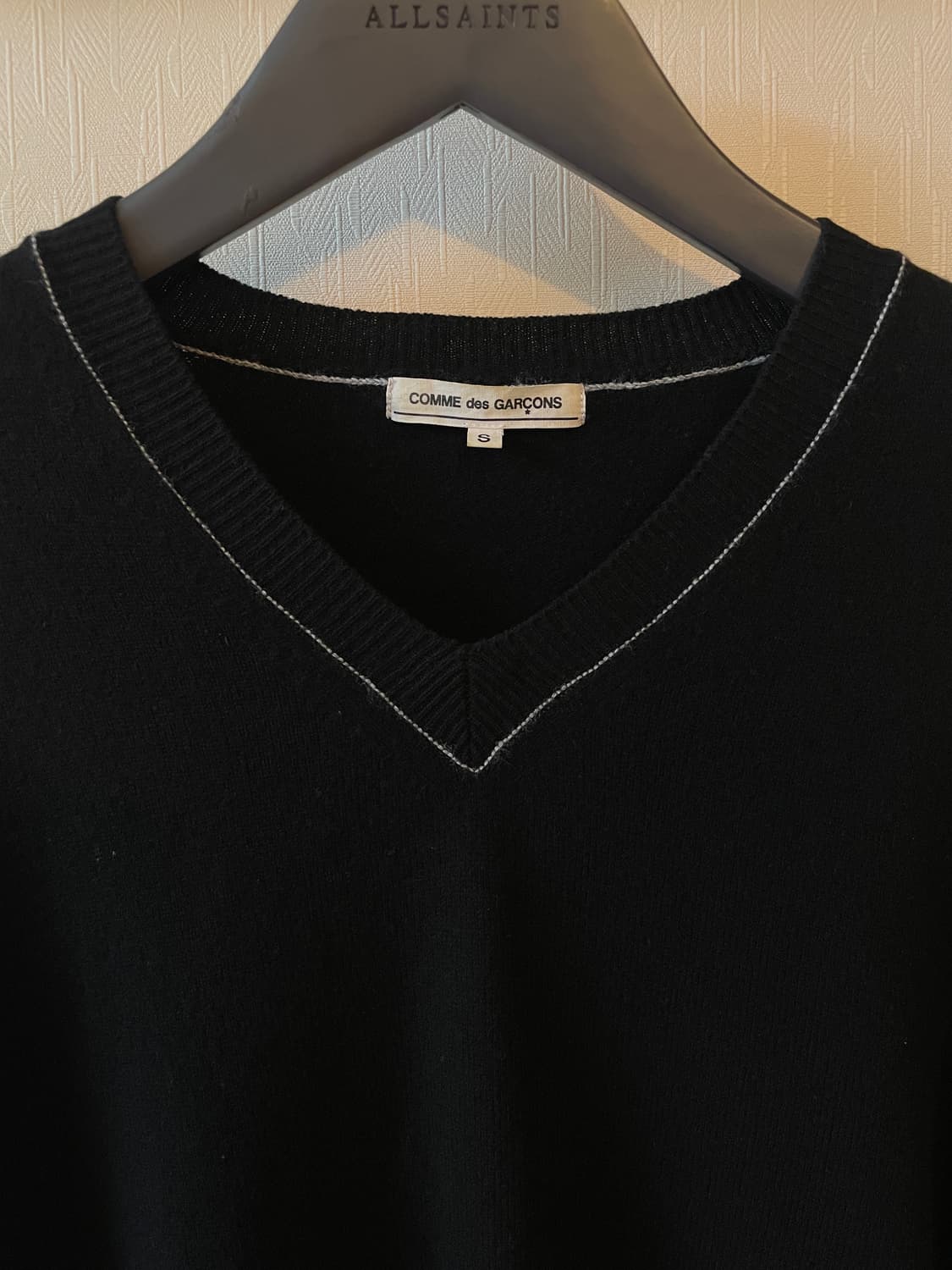 Comme des garcon 꼼데가르송 브이넥 니트 상품이미지3