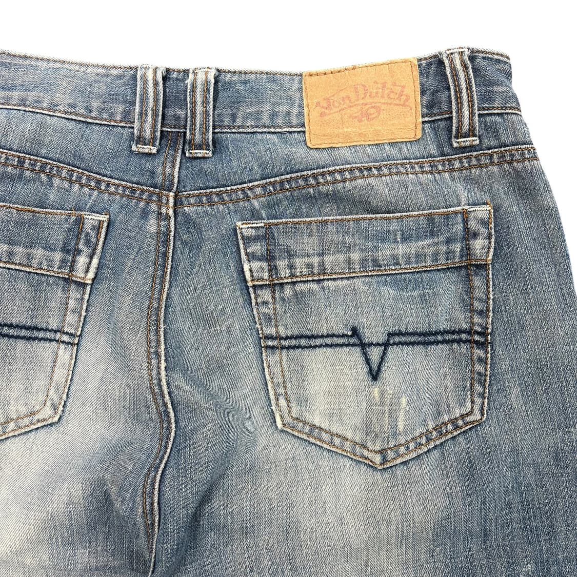 (33) 본더치 연청 와이드핏 데님 팬츠 상품이미지2