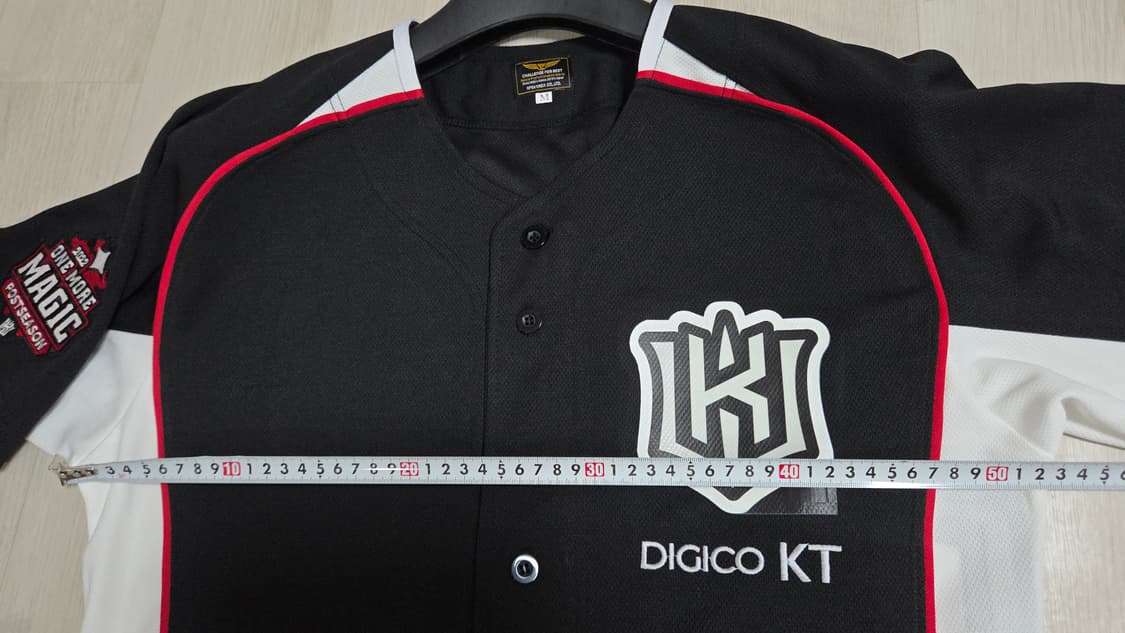 (착샷) KT위즈 유니폼 라이트닝 블랙 상품이미지7
