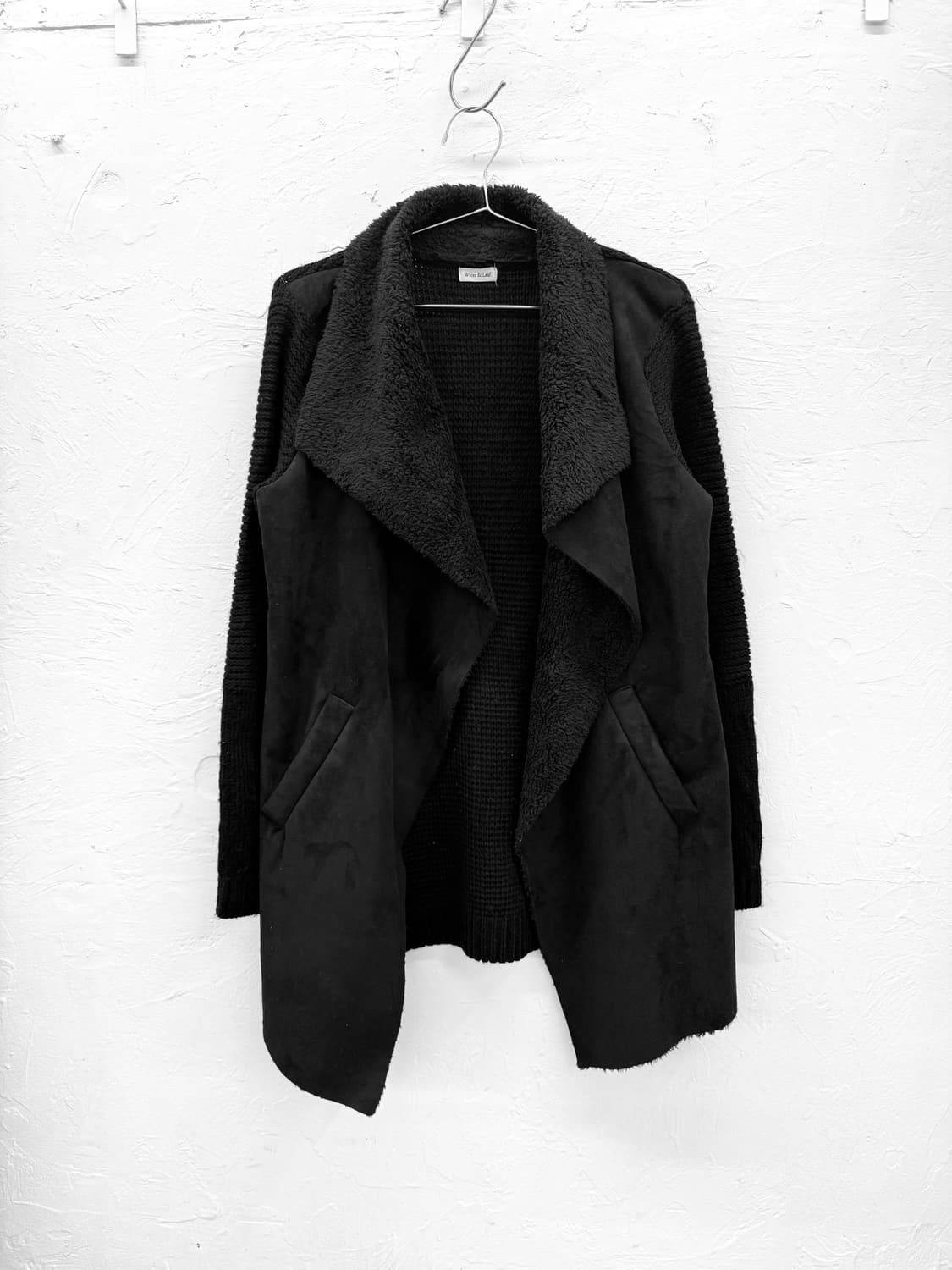 water&leaf 스웨이드 니트 가디건 상품이미지1