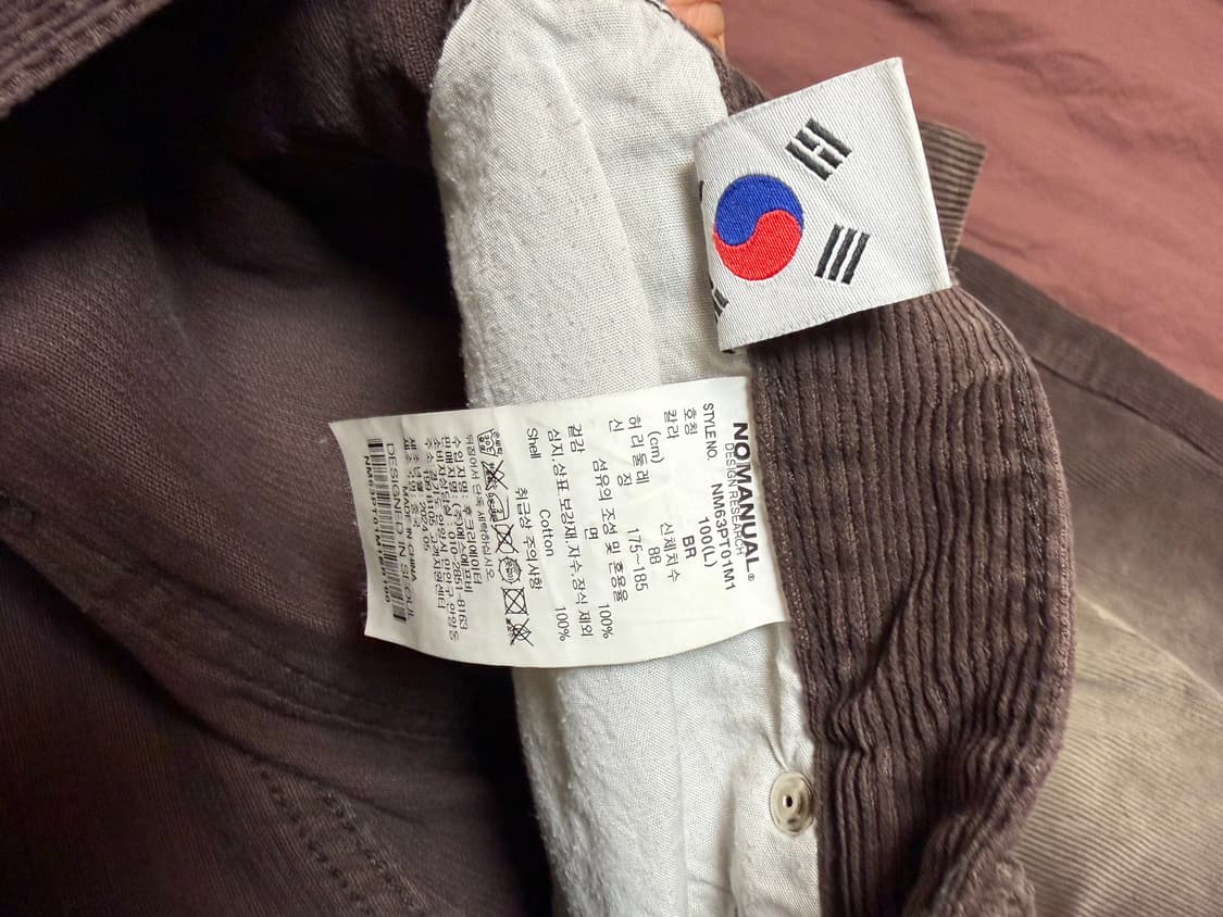노메뉴얼 코듀로이 워싱 팬츠 상품이미지3