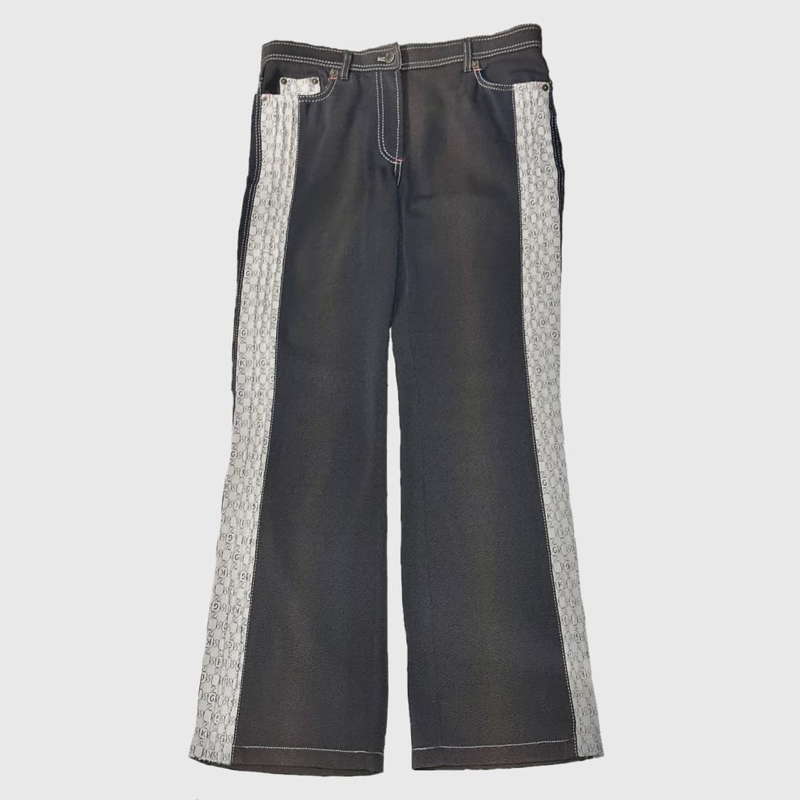 브라운 라인팬츠 상품이미지1