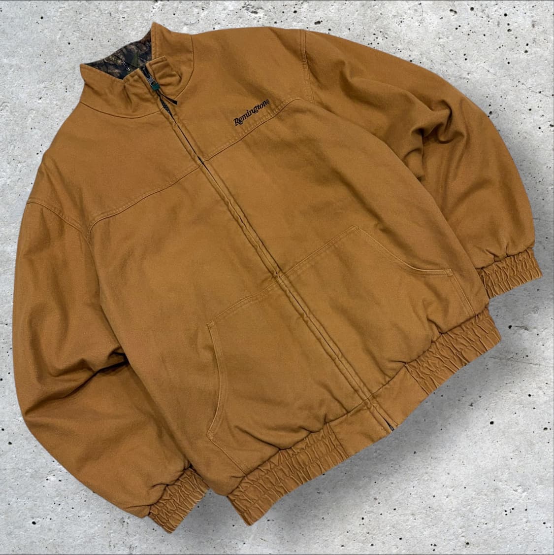 [M] 레밍턴 리얼트리 리버시블 브라운 워크 자켓 D40 상품이미지2