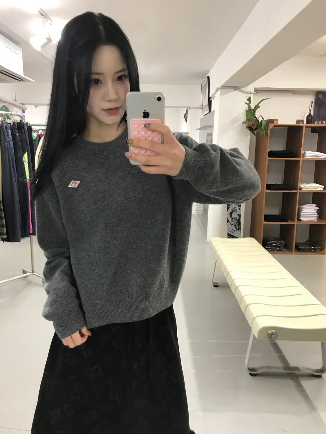 DANTON Wool Crewneck Knit Pullover 상품이미지2