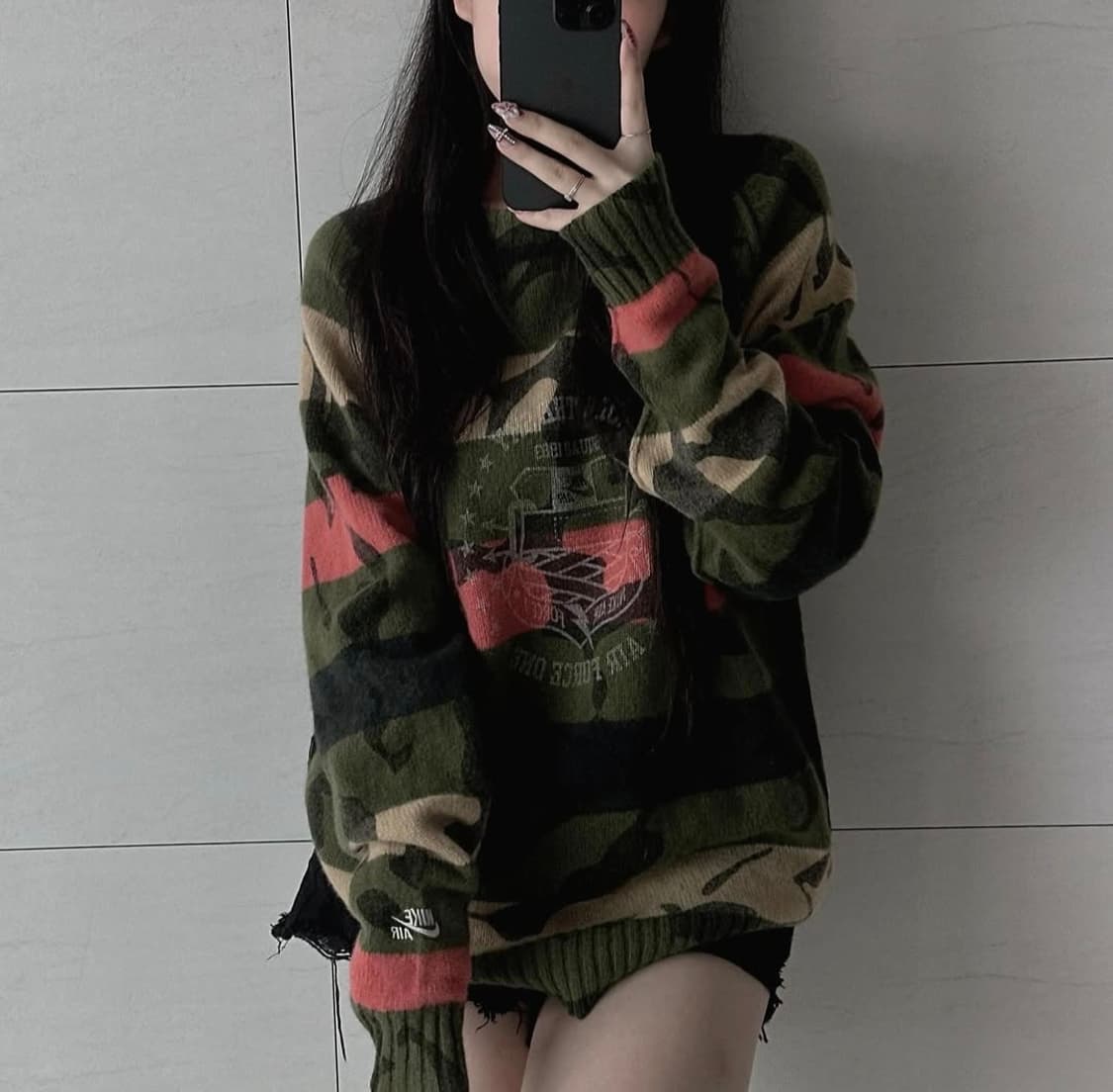 나이키 카모 니트 상품이미지1