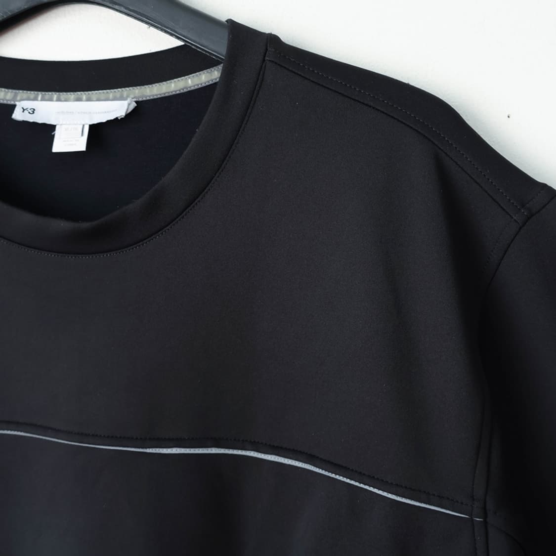 110/Y-3 아디다스 블랙로고 지퍼 반팔티  상품이미지4