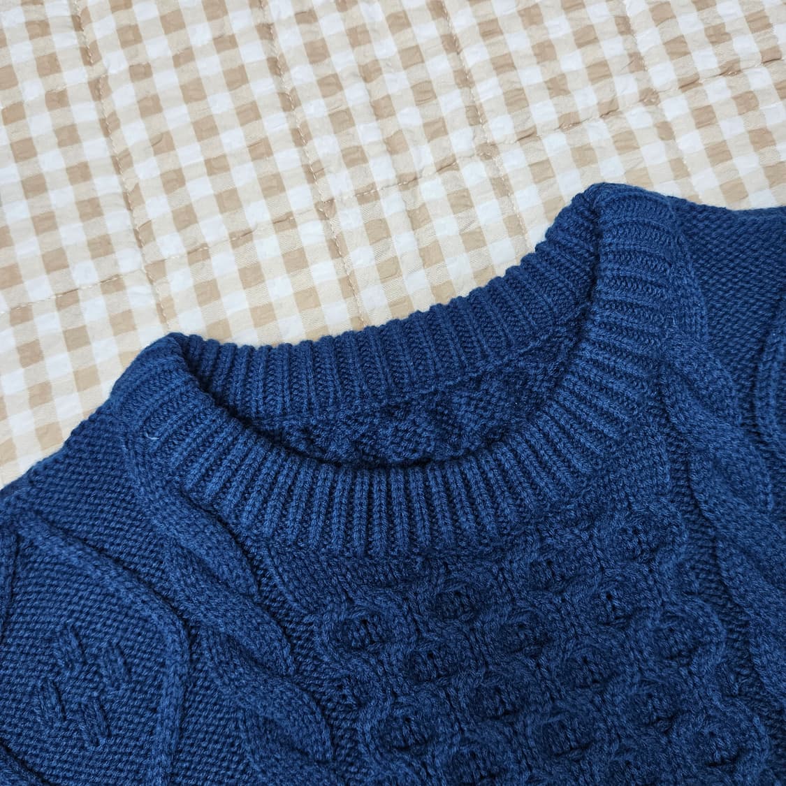 앤더슨벨 케이블 울 니트 남자100 상품이미지2